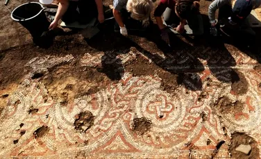 Premieră arheologică: Un mozaic creat în secolul al V-lea, primul de acest fel descoperit în Marea Britanie